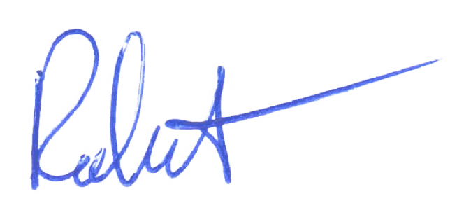 robert signature