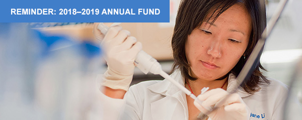 Reminder: 2018-2019 Annual Fund