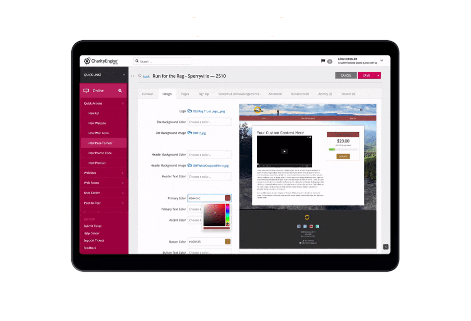 CRM and Fundraising software for Nonprofits Charity Engine