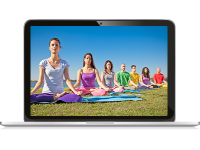 Find your inner peace with a yoga virtual fundraising event.