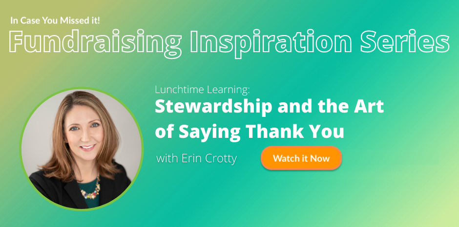 Erin Crotty - Presenter - Stewardship & the Art of Saying Thank you!