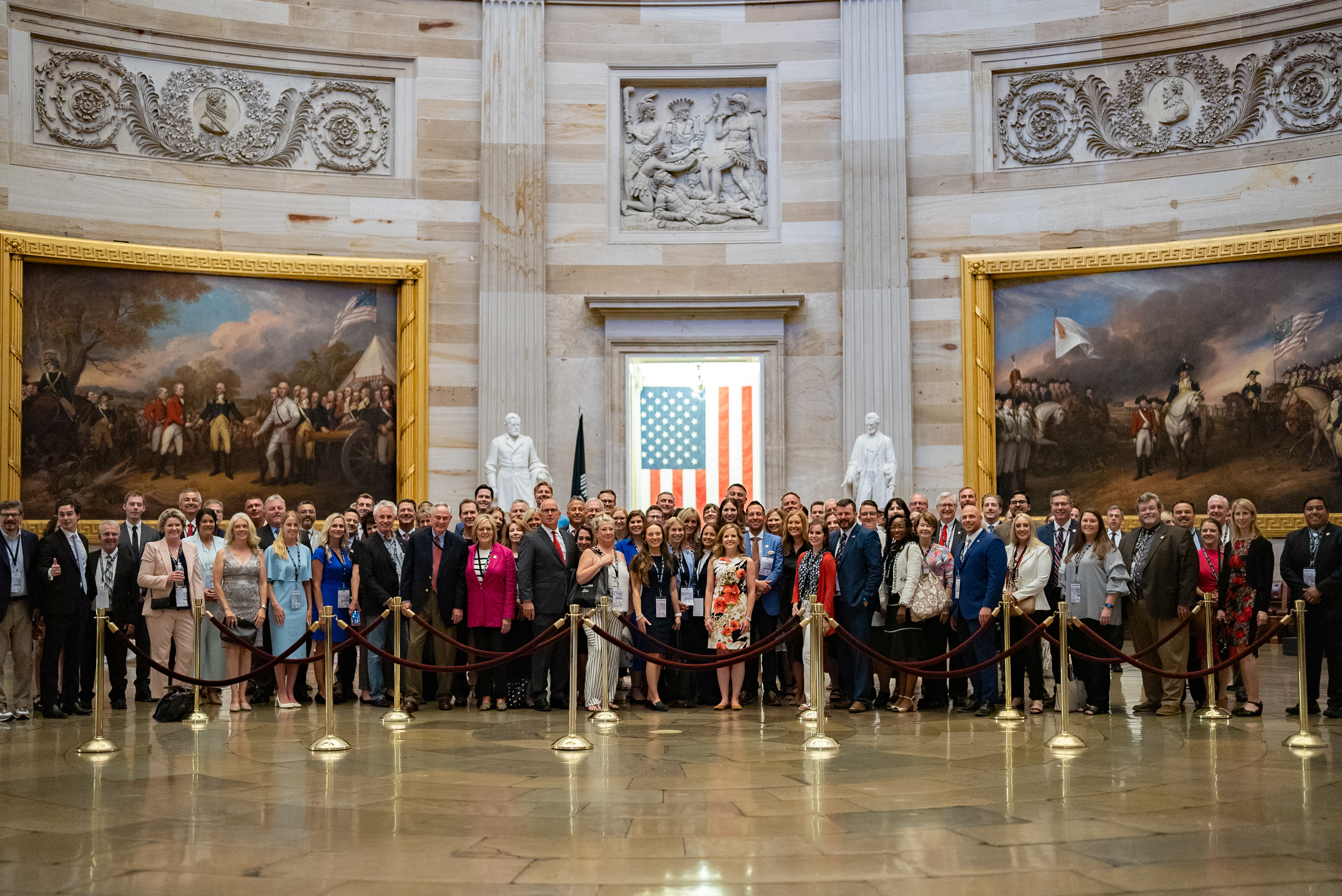 SoConCon attendees in the Capitol rotunda