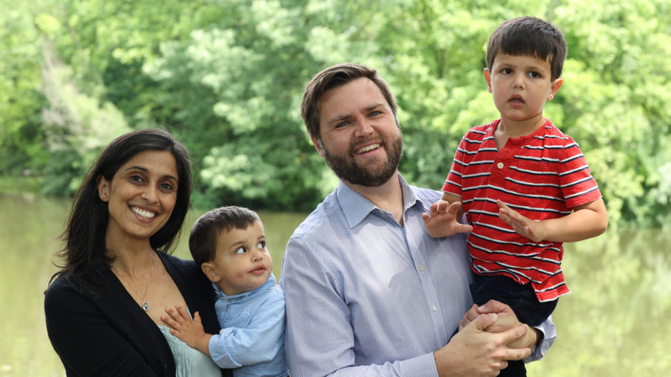 JD Vance and family