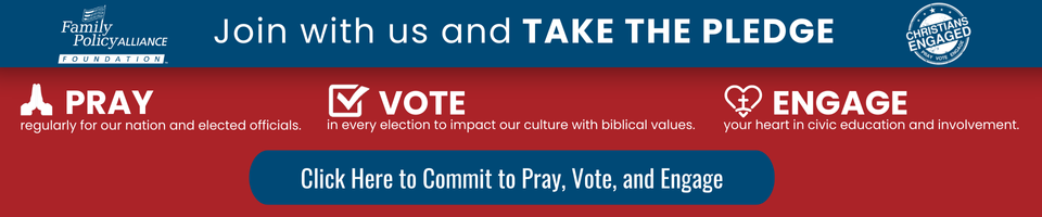 pray vote engage banner