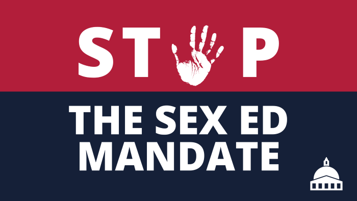 Help Stop The Sex Ed Mandate