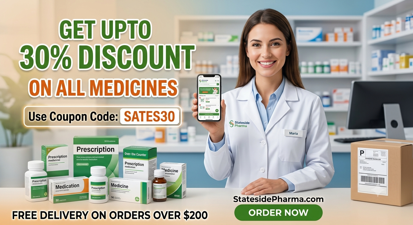 💵 Buy Now & Use Code STATES30 🚚 Order Now & Save Up To 30% Order now and get premium-quality medications delivered safely to your door &ndash; with 30% off, secure checkout, and zero hidden charges. Trusted by thousands across the US, we make buying your healthcare essentials simple, affordable, and worry-free. Don't wait &ndash; start saving today! Valium Online Purchase Without Prescription About Valium and StatesidePharma Valium is the brand name for diazepam, a medication belonging to the benzodiazepine class of drugs. It is FDA-approved for the management of anxiety disorders, short-term relief of anxiety symptoms, muscle spasms, and certain seizure disorders. Valium works by enhancing the effects of a natural chemical in the brain called GABA, which helps reduce overactive brain activity that causes anxiety, muscle tension, and seizures.  At StatesidePharma, we understand that managing anxiety, muscle spasms, and other conditions requires access to trusted medications. We bring good things from America directly to you, ensuring that every product we offer meets the highest standards of quality and safety. Our comprehensive product guides and patient resources empower you to make informed decisions about your care.  StatesidePharma is your trusted partner for health and wellness. Our platform is designed to provide easy access to quality medications and detailed health guides that help you understand your treatment options. With StatesidePharma, you get the support you need to manage your health confidently.  Product Overview   Category	Details Medication Name	Diazepam (Valium) Strengths Available	2mg, 5mg, 10mg Form	Oral Tablet Indication	Anxiety Disorders, Muscle Spasms, Seizure Disorders DEA Schedule	Schedule IV Controlled Substance Prescription Required	Yes &ndash; Valid Prescription from Licensed Provider Key Features and Benefits   Benefit	What It Means for You Versatile Treatment	Effective for anxiety, muscle spasms, and seizures Fast-Acting	Begins working within 30-60 minutes Multiple Strengths	Available in 2mg, 5mg, and 10mg Trusted Source	StatesidePharma ensures quality and authenticity Patient Education	Comprehensive guides for safe use Why Choose StatesidePharma   Reason	What It Means for You Reliable Source	We connect you with quality medications Convenient Access	User-friendly online platform Detailed Guides	Patient resources for informed decision-making Secure and Private	Your information is always protected StatesidePharma &ndash; We Bring Good Things From America Title 3: Order Xanax Online Complete Patient Guide Your Complete Guide to Xanax from StatesidePharma Welcome to your complete patient guide for Xanax, brought to you by StatesidePharma. We understand that managing anxiety and panic disorders requires not just the right medication but also the right information. This guide is designed to help you understand Xanax, its uses, benefits, and how to use it safely.  Xanax is one of the most trusted medications for anxiety and panic relief. It works quickly to calm the nervous system, providing fast relief from symptoms such as excessive worry, nervousness, and panic attacks. At StatesidePharma, we bring good things from America directly to you, ensuring that you have access to quality medications and comprehensive resources.  What Is Xanax? Xanax is the brand name for alprazolam, a medication belonging to the benzodiazepine class of drugs. It is FDA-approved for the treatment of anxiety disorders and panic disorder. It works by enhancing the effects of GABA, a natural chemical in the brain that promotes relaxation and reduces excessive nerve activity.  Uses of Xanax Generalized Anxiety Disorder  Panic Disorder, with or without agoraphobia  Short-term relief of anxiety symptoms  Key Features   Feature	Details Fast-Acting	Relief within 30-60 minutes Multiple Strengths	0.25mg, 0.5mg, 1mg, 2mg Trusted Medication	Clinically proven for anxiety and panic Comprehensive Guide	Patient resources for safe use StatesidePharma &ndash; Your Trusted Source At StatesidePharma, we are committed to your health and well-being. Our platform provides easy access to quality medications and detailed health guides. We are here to support you on your health journey.