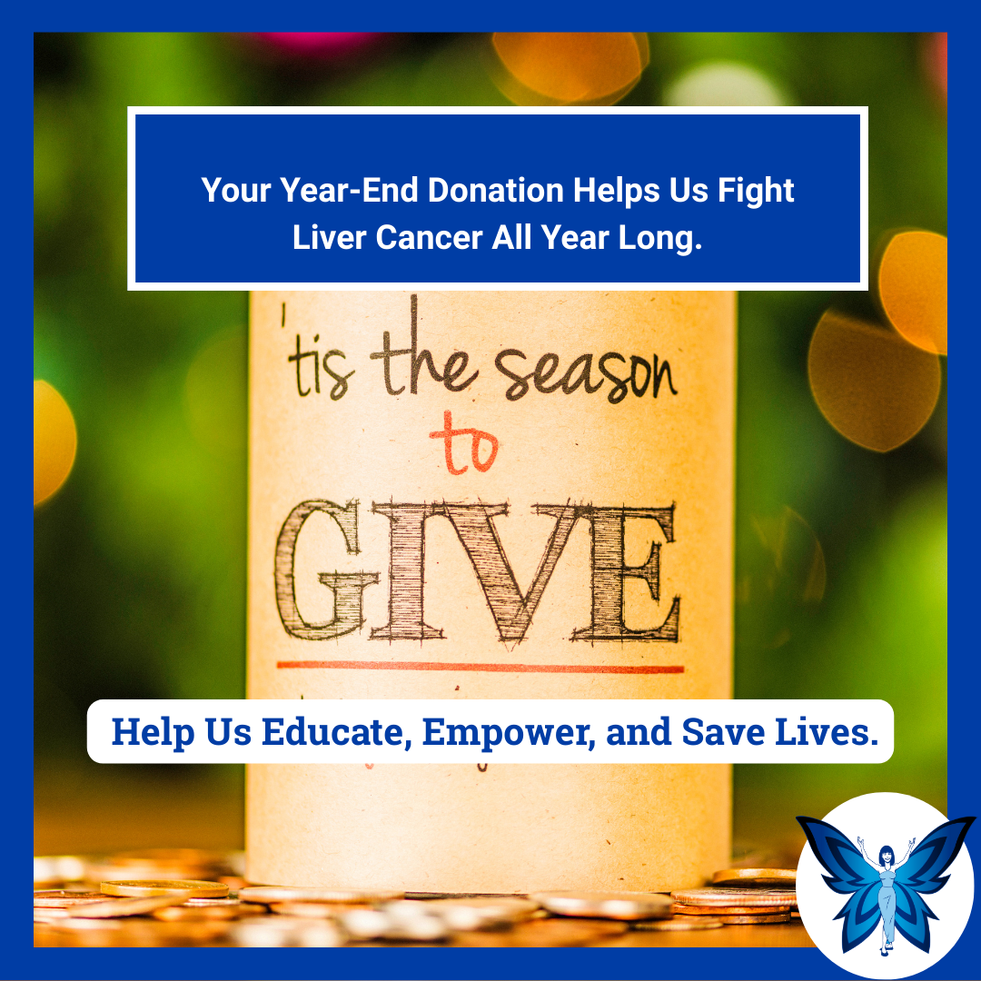 Make an end of year donation to Blue Faery and help provide hope for liver cancer patients and their loved ones.