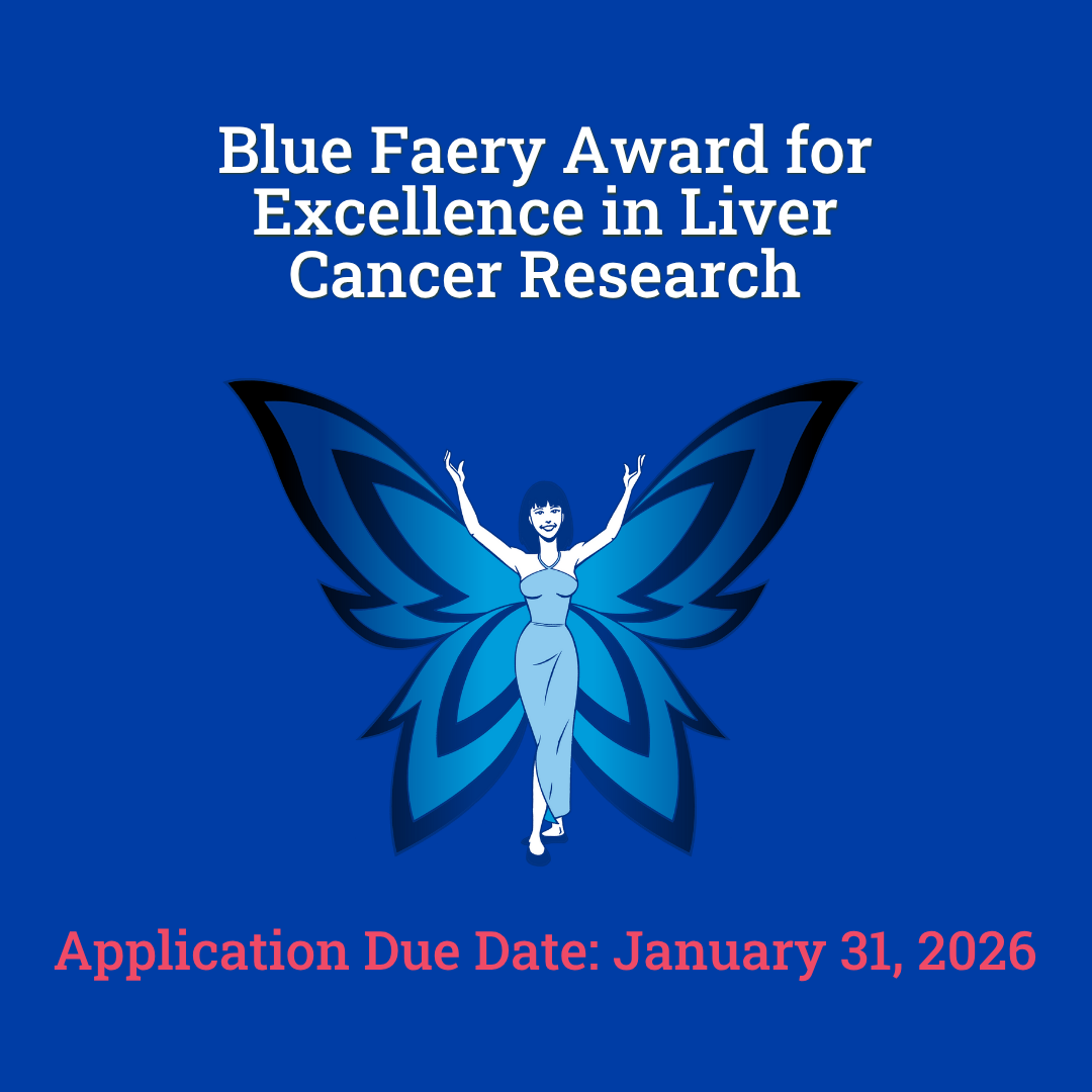 Nominations now open for the Blue Faery Award for Excellence in Liver Cancer Research