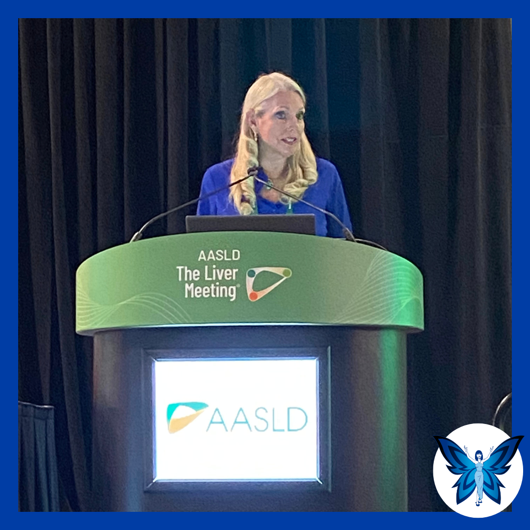 Kay Anderson gives a powerful presentation on the fight to survive HCC