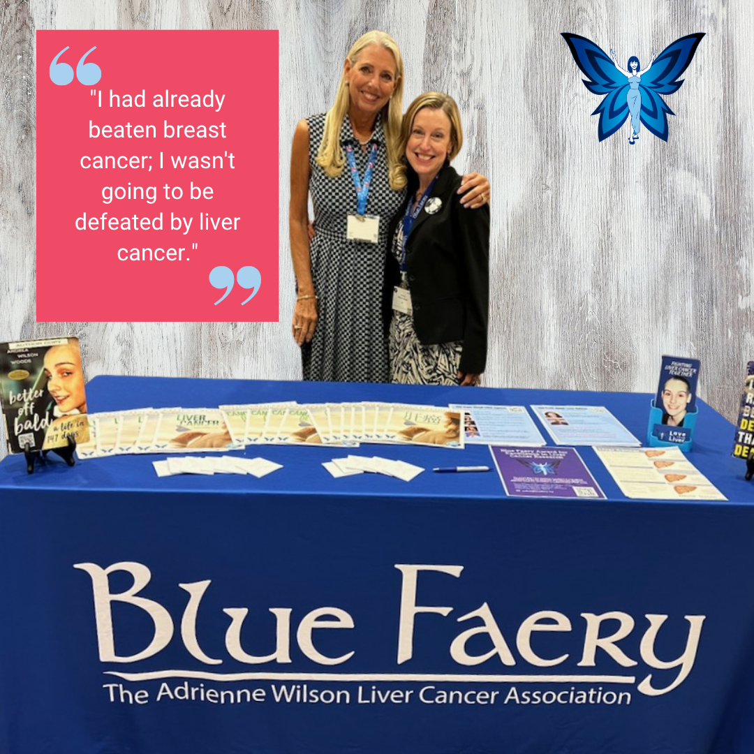 Spotlight donor, Kay (pictured with founder Andrea) is a founding member of the Summerland Sustainer Society.