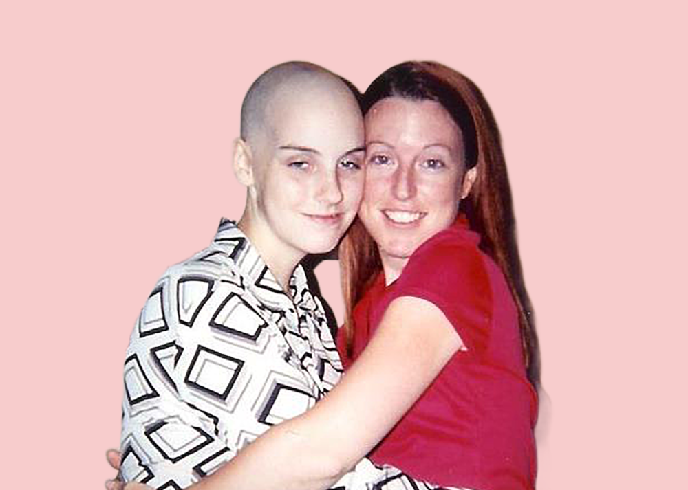 Adrienne and Andrea in August 2001
