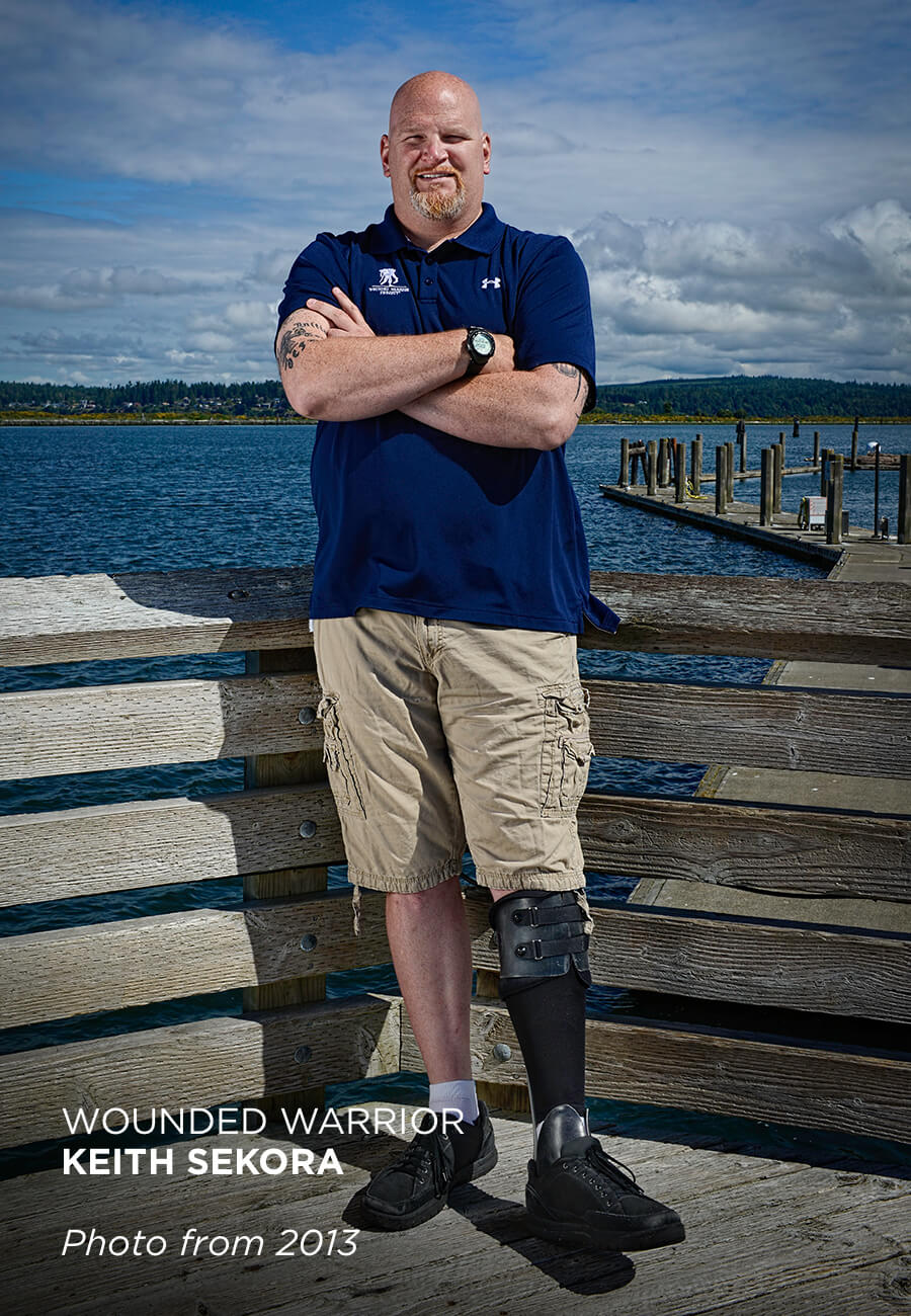 Photo of a Wounded Warrior