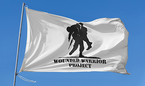 Wounded Warrior Project Garden Flag