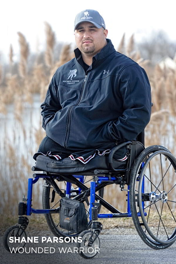 Shane Parsons, Wounded Warrior