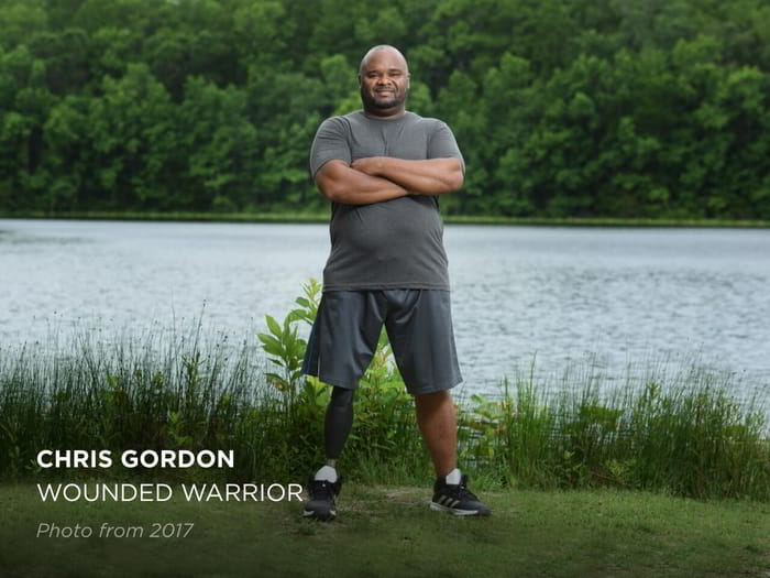Chris Gordon, Wounded Warrior