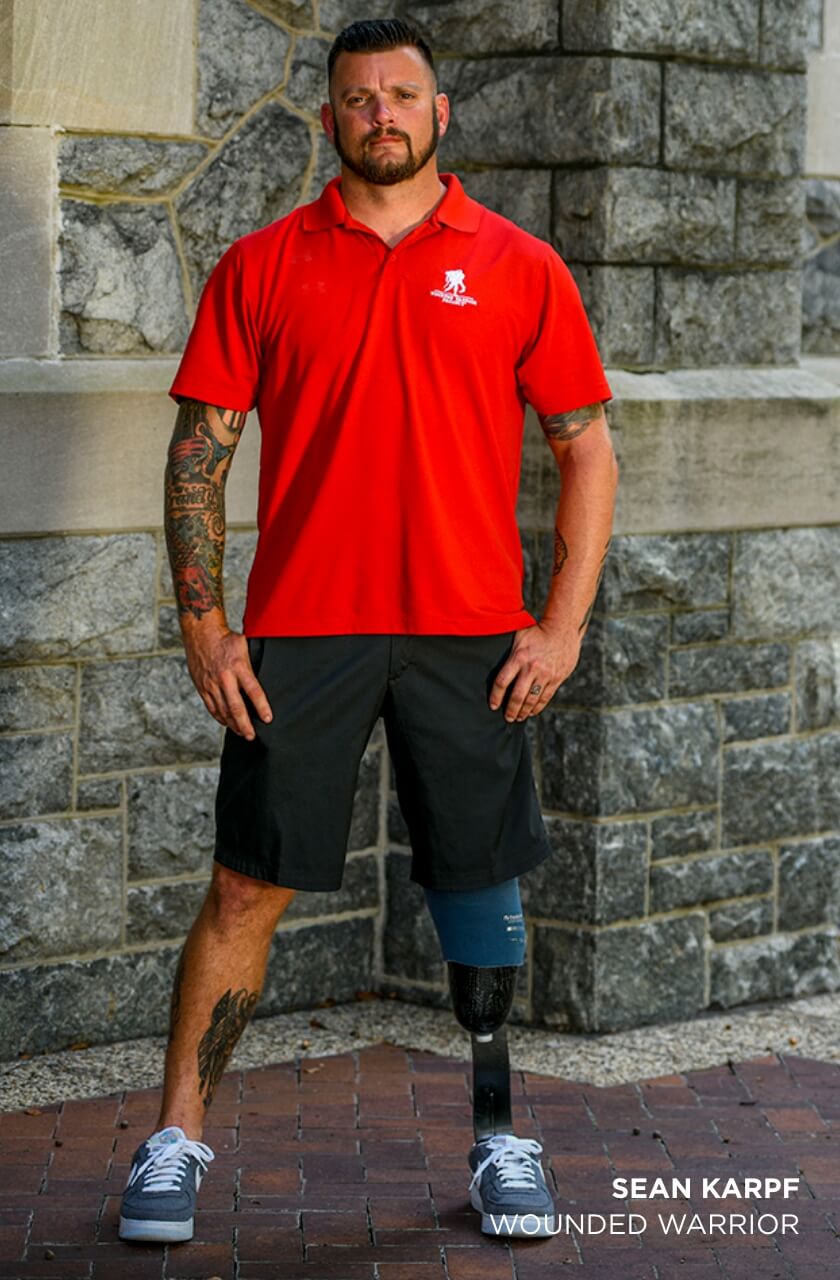 Sean Karpf, Wounded Warrior