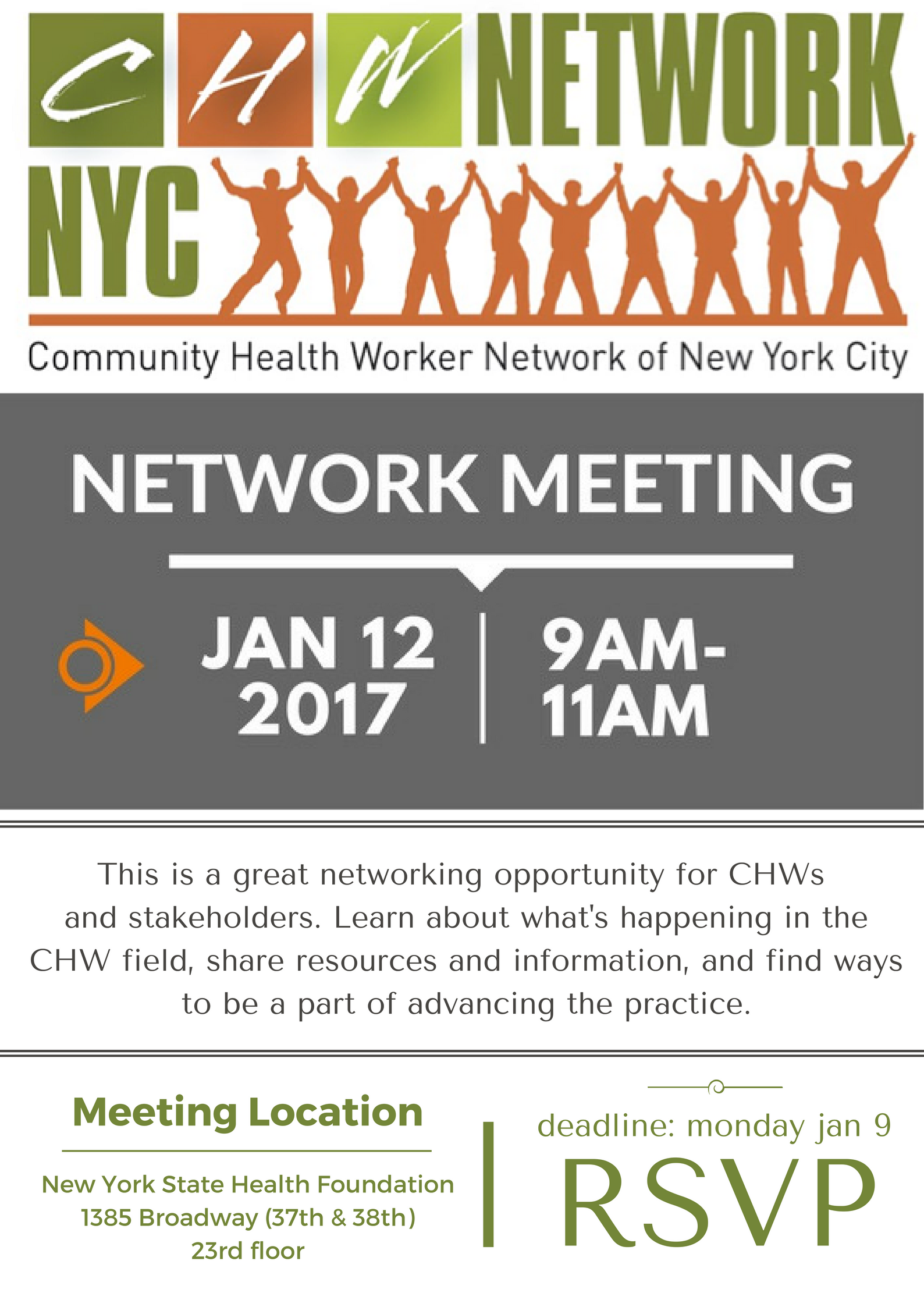 network meeting jan 2017