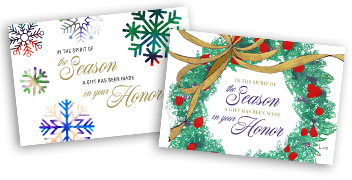 Holiday Moments cards