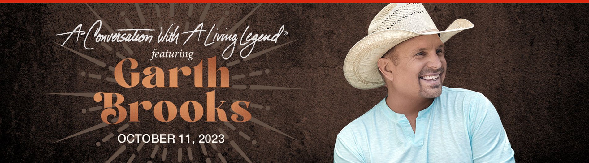 A conversation with a Living Legend featuring Garth Brooks | October 11, 2023